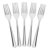 Heavy Duty Clear Plastic Forks | 1200 Count
